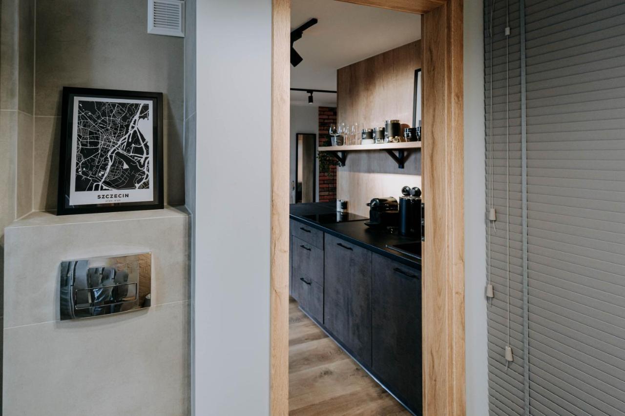 Mini Loft Na Dachu Apartman Szczecin Kültér fotó